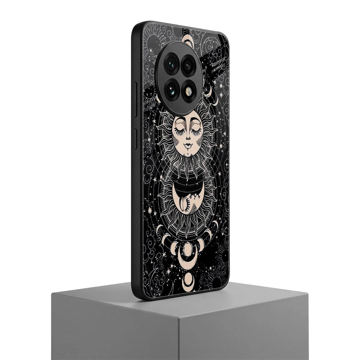 Solar Eclipse oneplus 13r mobile cover | shockproof glass phone case