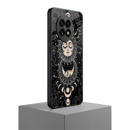 Solar Eclipse oneplus 13r mobile cover | shockproof glass phone case