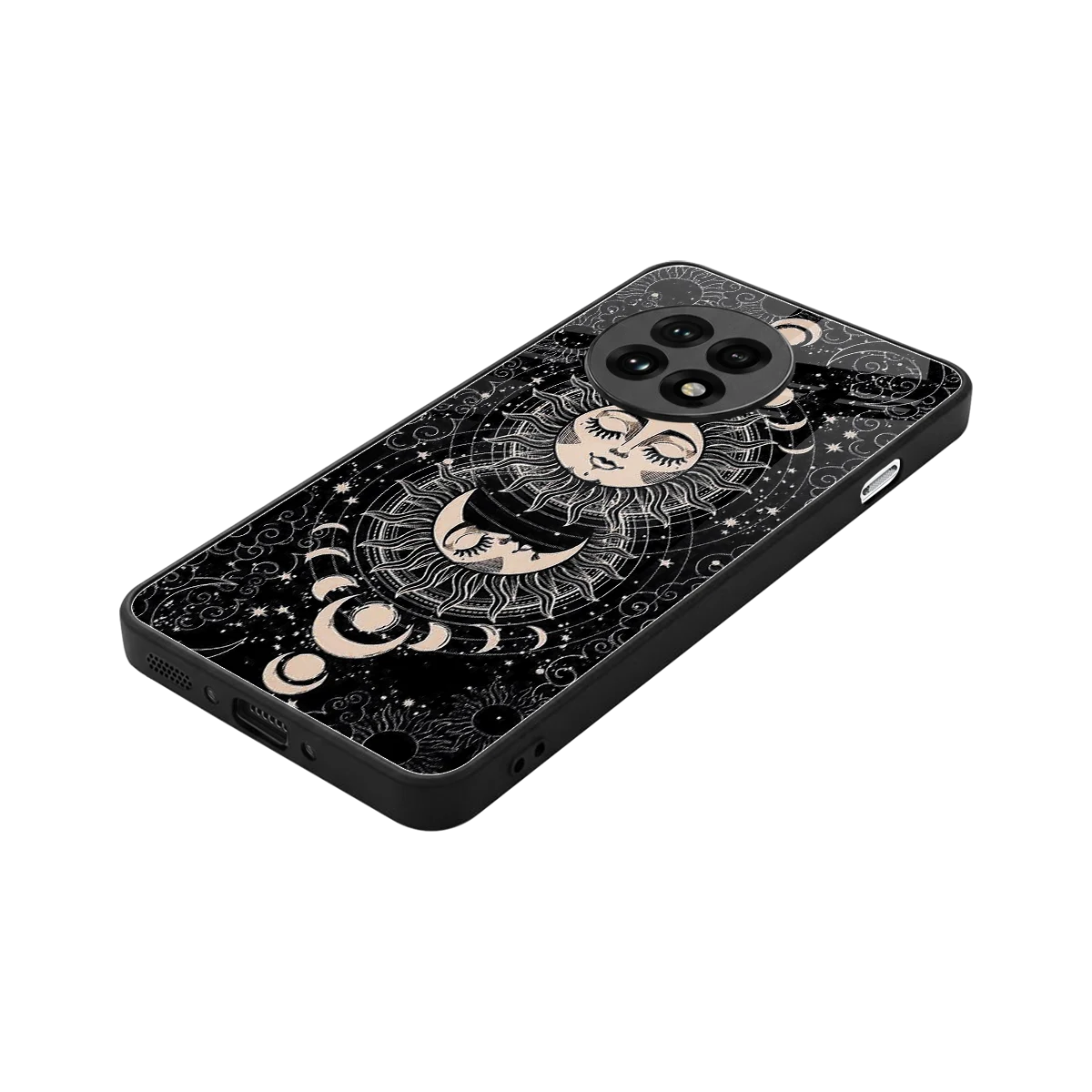 Solar Eclipse stylish phone case for oneplus 13r | glossy glass and slim fit