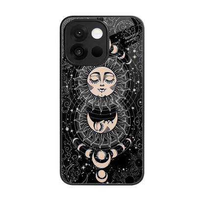 Solar Eclipse back phone cover | glass case for oneplus 13s