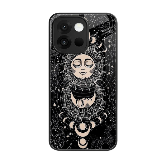 Solar Eclipse back phone cover | glass case for oneplus 13s