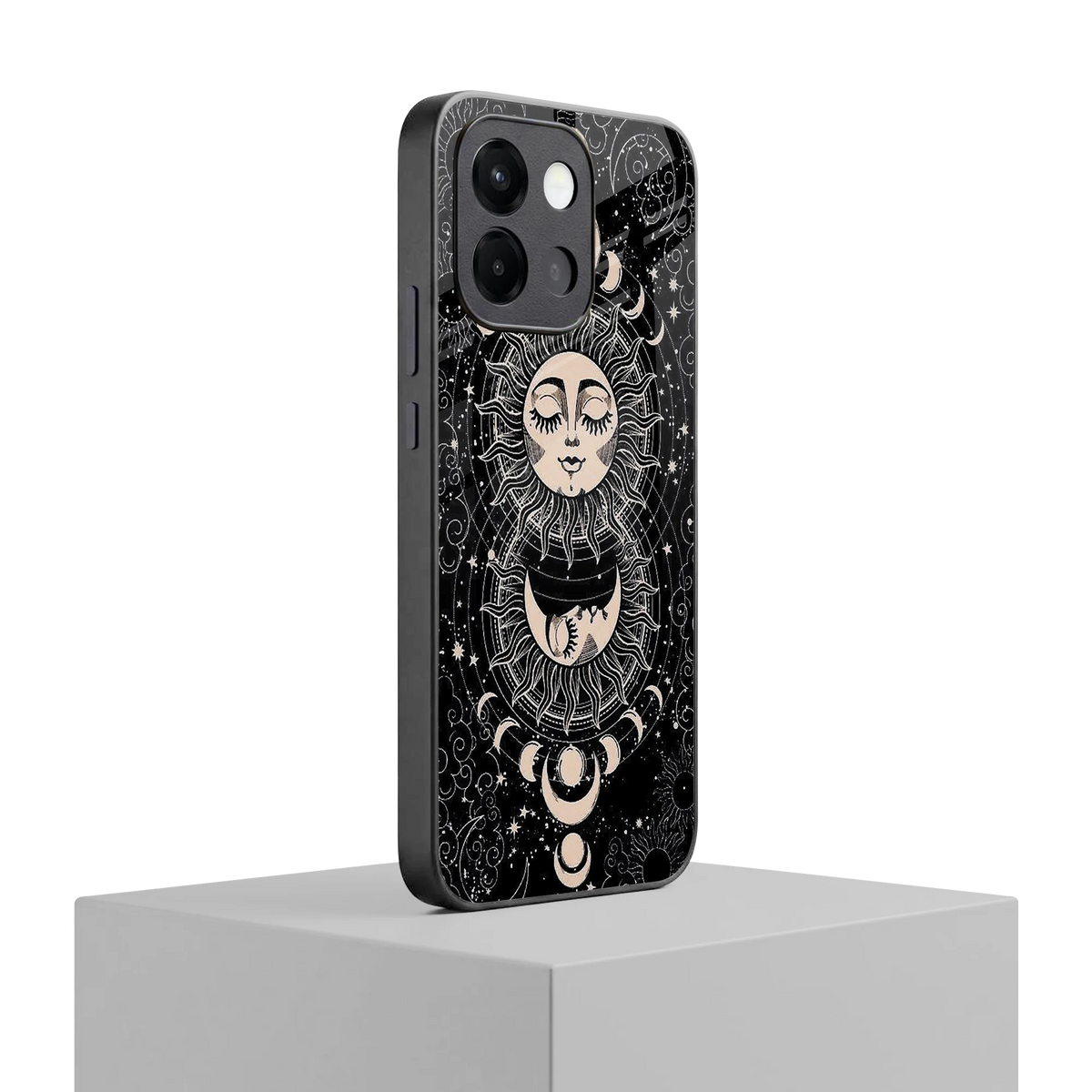 Solar Eclipse oneplus 13s mobile cover | shockproof glass phone case