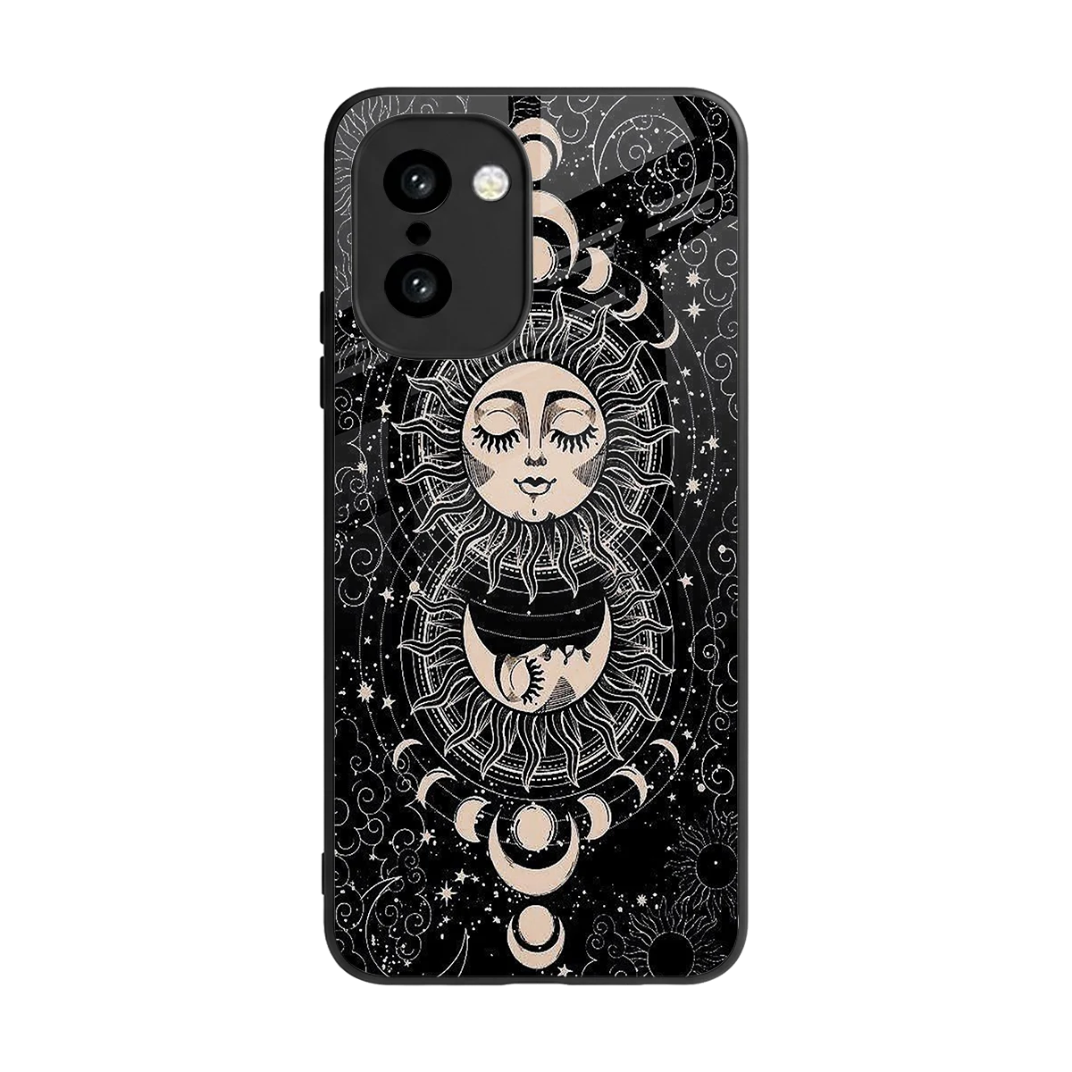 Solar Eclipse back phone cover | glass case for oneplus 15r