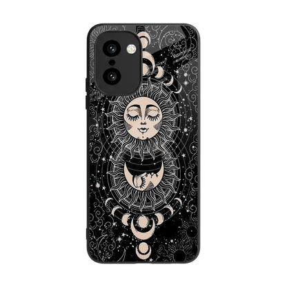 Solar Eclipse back phone cover | glass case for oneplus 15r