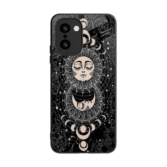 Solar Eclipse back phone cover | glass case for oneplus 15r