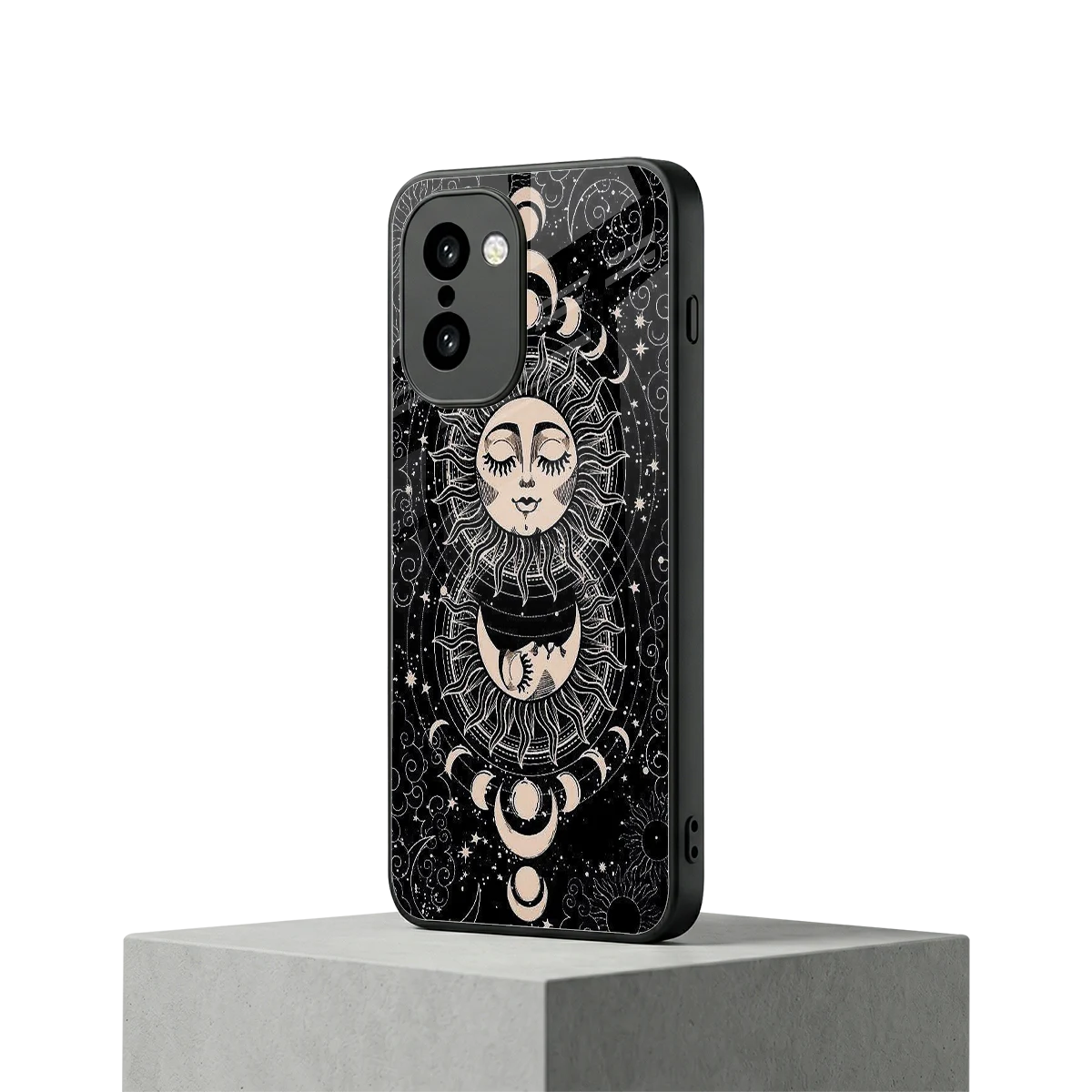 Solar Eclipse oneplus 15r mobile cover | shockproof glass phone case