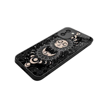 Solar Eclipse stylish phone case for oneplus 15r | glossy glass and slim fit