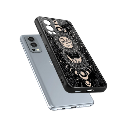Solar Eclipse sleek oneplus nord 2 cover with tempered glass back and TPU edges