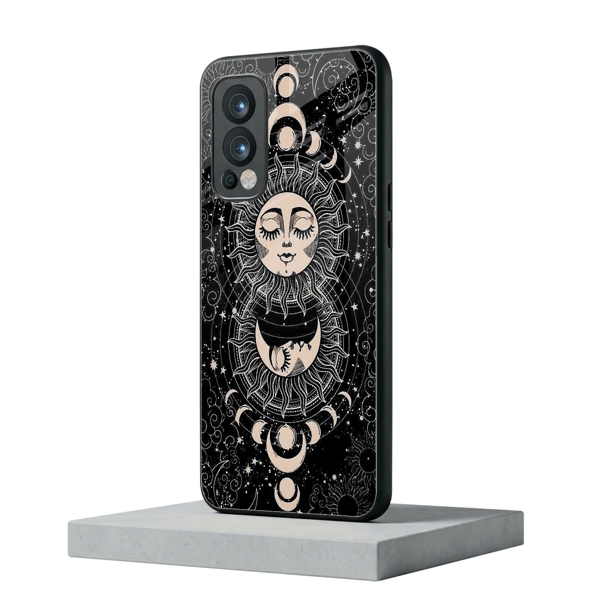Solar Eclipse oneplus nord 2 mobile cover | shockproof glass phone case