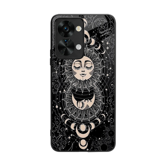 Solar Eclipse back phone cover | glass case for oneplus nord 2t