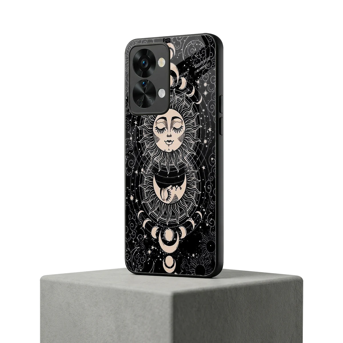 Solar Eclipse oneplus nord 2t mobile cover | shockproof glass phone case