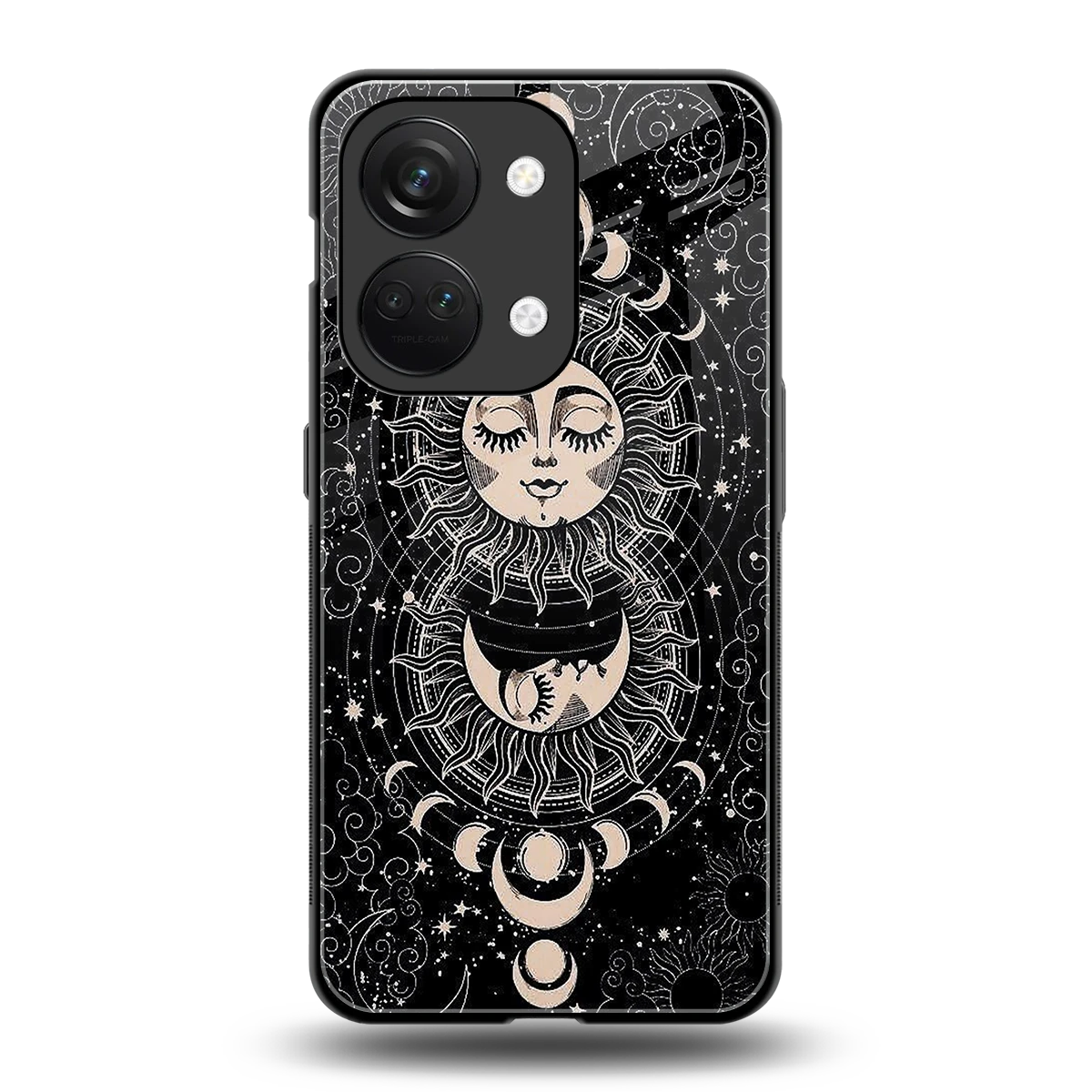 Solar Eclipse back phone cover | glass case for oneplus nord 3