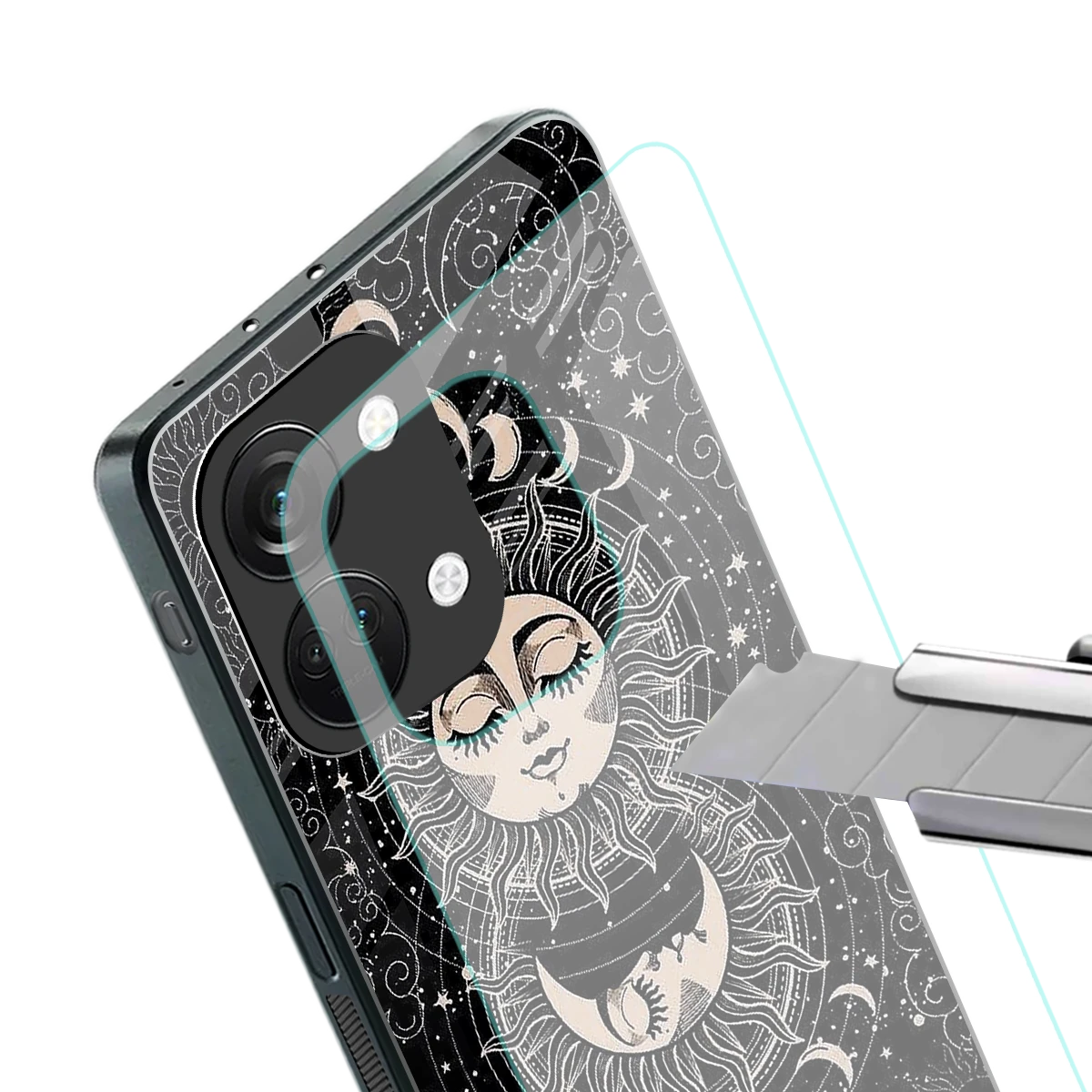 Solar Eclipse stylish phone case for oneplus nord 3 | glossy glass and slim fit