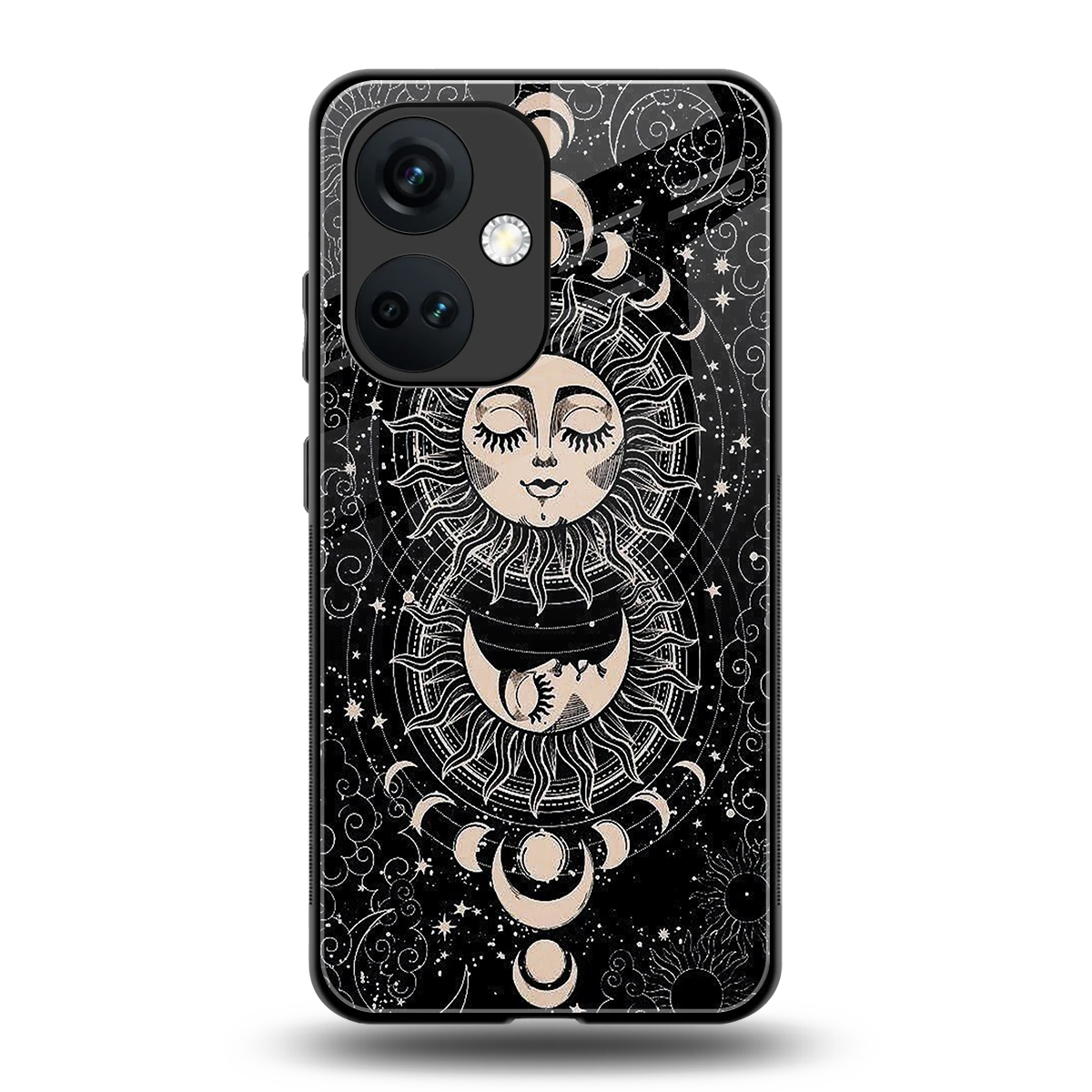 Solar Eclipse back phone cover | glass case for oneplus nord ce 3