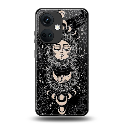 Solar Eclipse back phone cover | glass case for oneplus nord ce 3