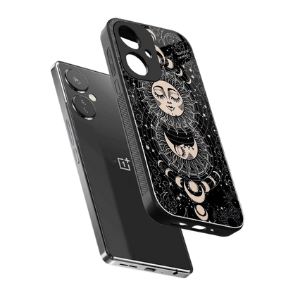 Solar Eclipse sleek oneplus nord ce 3 cover with tempered glass back and TPU edges