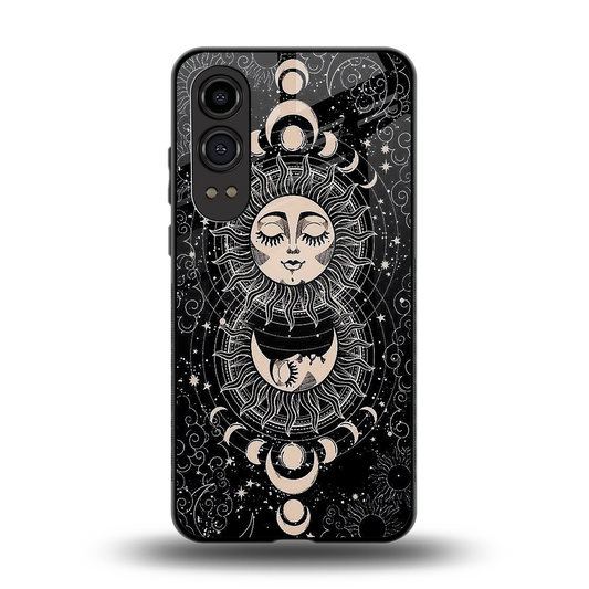 Solar Eclipse back phone cover | glass case for oneplus nord ce 4 lite
