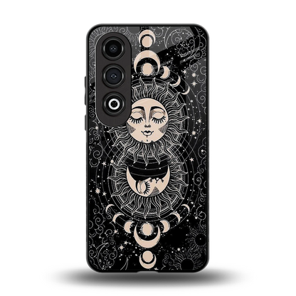Solar Eclipse back phone cover | glass case for oneplus nord ce 4