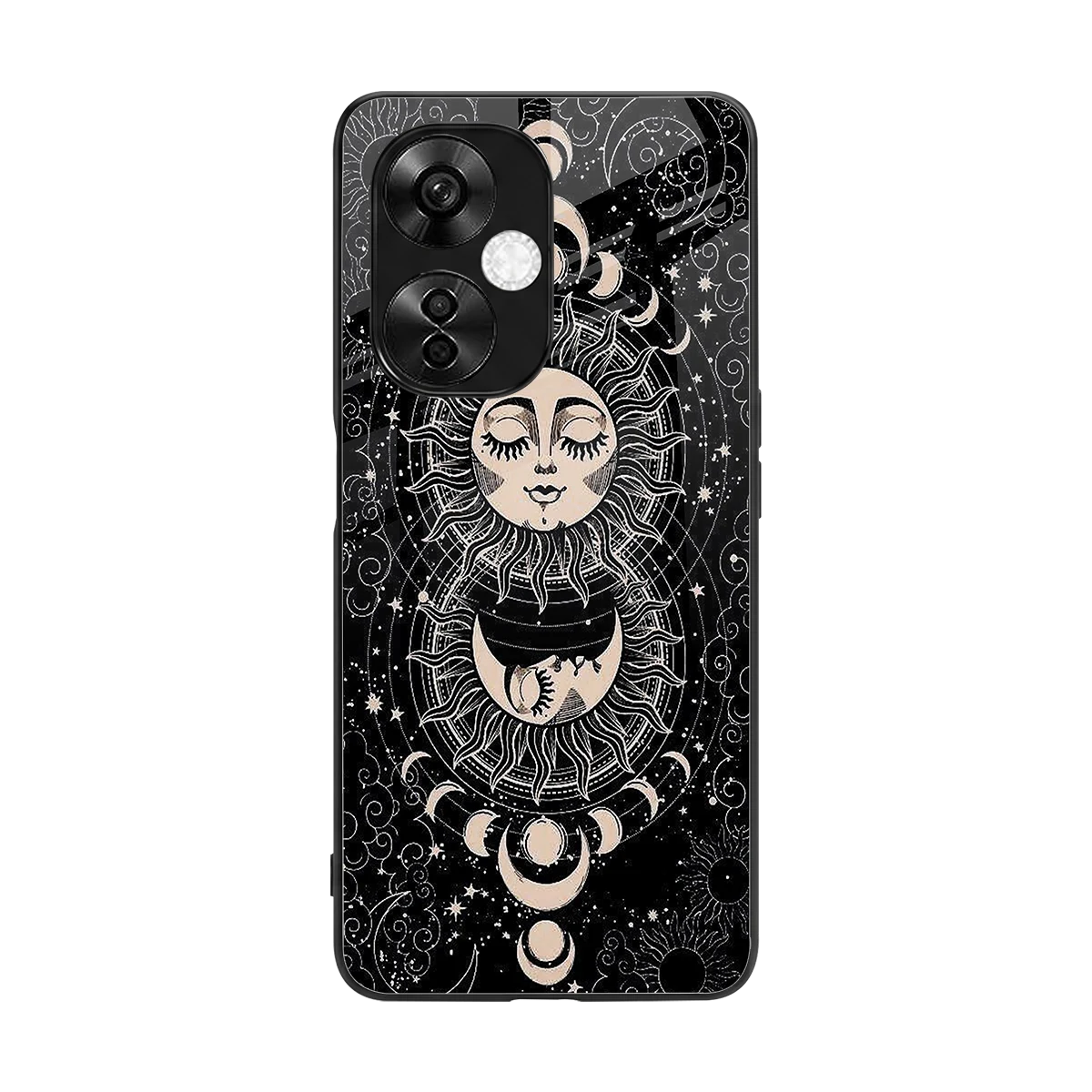 Solar Eclipse back phone cover | glass case for oneplus nord ce 3 lite