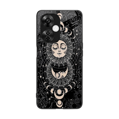 Solar Eclipse back phone cover | glass case for oneplus nord ce 3 lite