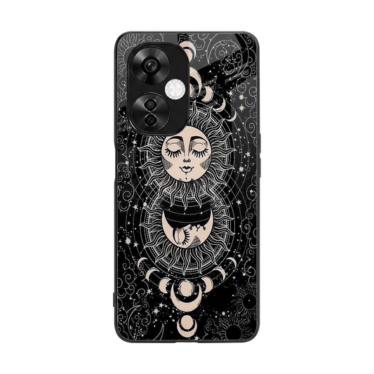 Solar Eclipse back phone cover | glass case for oneplus nord ce 3 lite