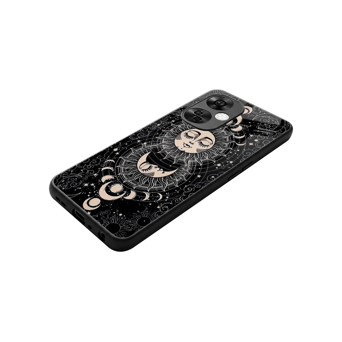 Solar Eclipse stylish phone case for oneplus nord ce 3 lite | glossy glass and slim fit