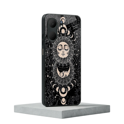 Solar Eclipse oppo a5x 5g mobile cover | shockproof glass phone case