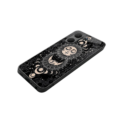 Solar Eclipse stylish phone case for oppo a5x 5g | glossy glass and slim fit