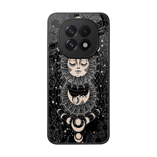 Solar Eclipse back phone cover | glass case for oppo f29 5g
