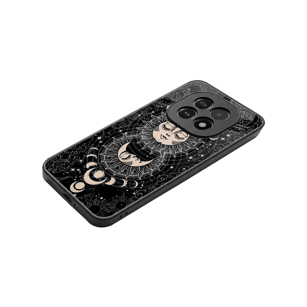 Solar Eclipse stylish phone case for oppo f29 5g | glossy glass and slim fit