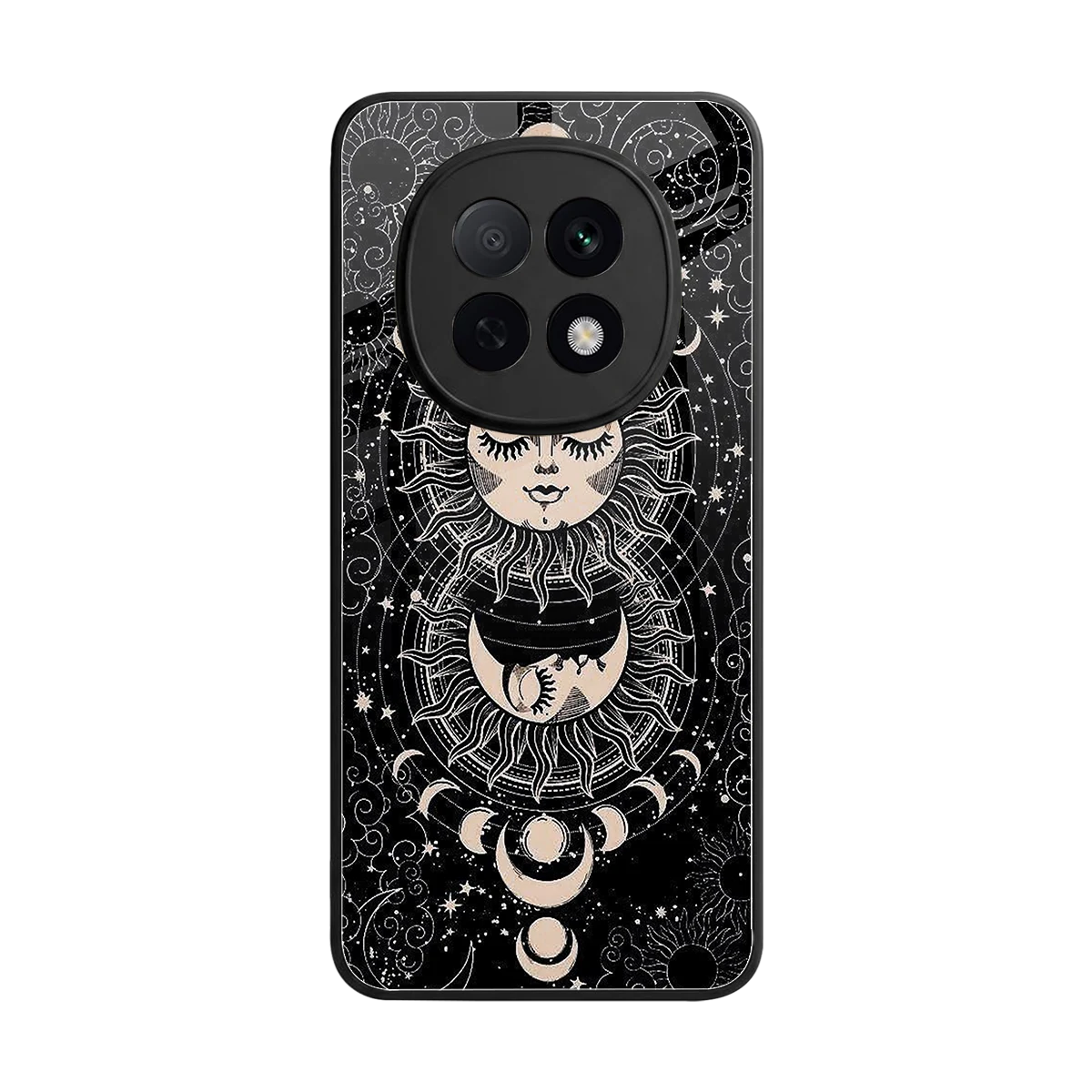 Solar Eclipse back phone cover | glass case for oppo f29 pro 5g