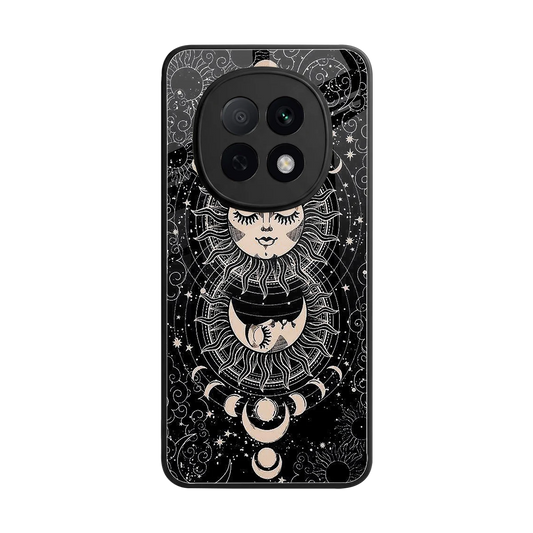 Solar Eclipse back phone cover | glass case for oppo f29 pro 5g