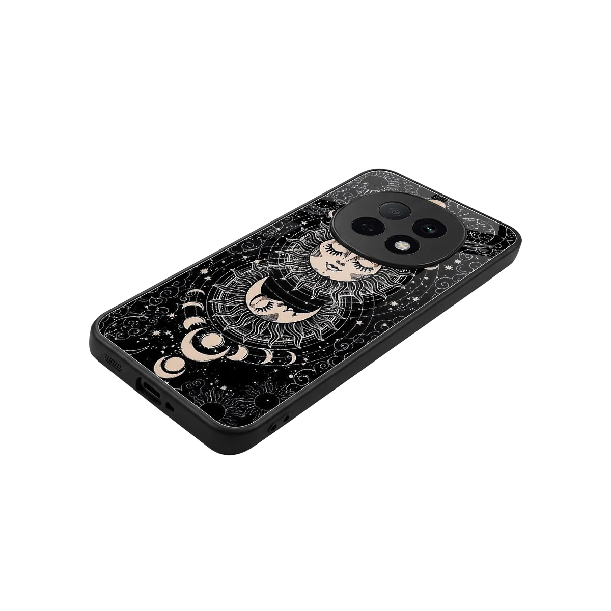 Solar Eclipse stylish phone case for oppo f29 pro 5g | glossy glass and slim fit
