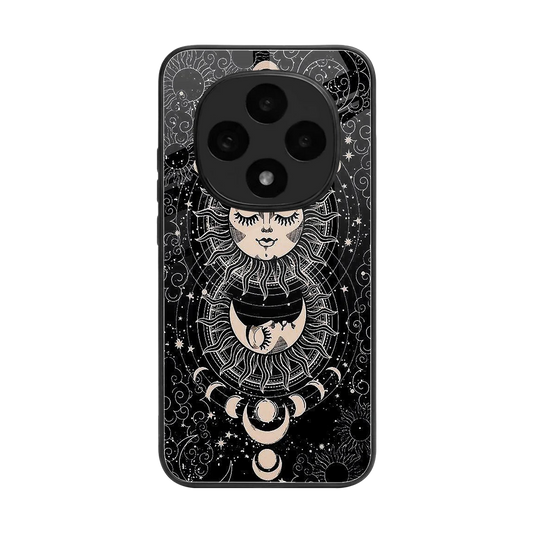 Solar Eclipse back phone cover | glass case for oppo f31 pro 5g