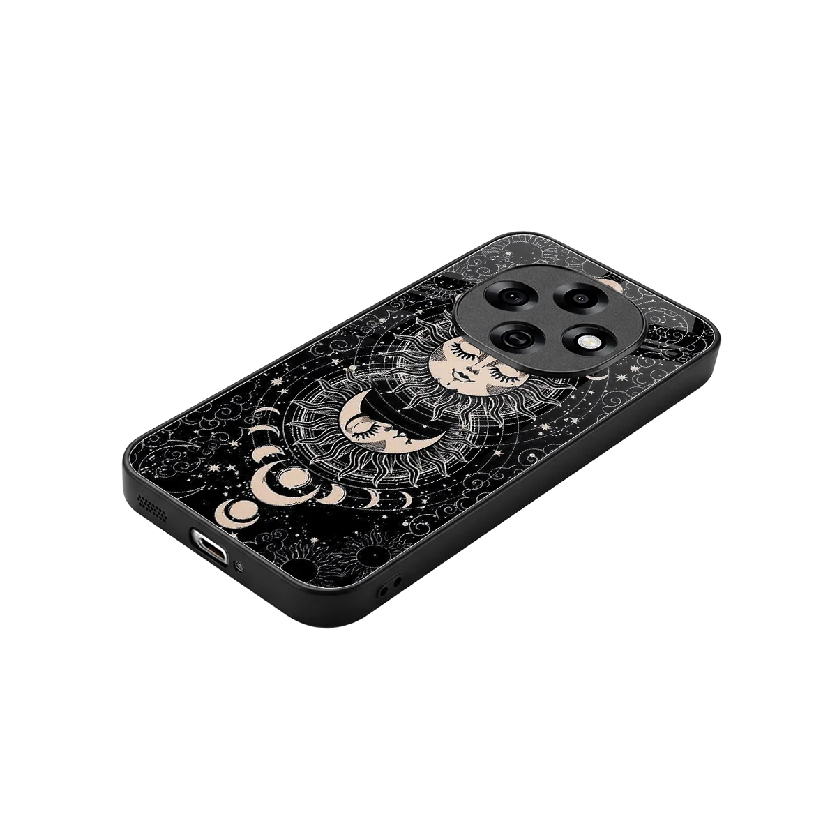 Solar Eclipse stylish phone case for oppo f31 pro 5g | glossy glass and slim fit