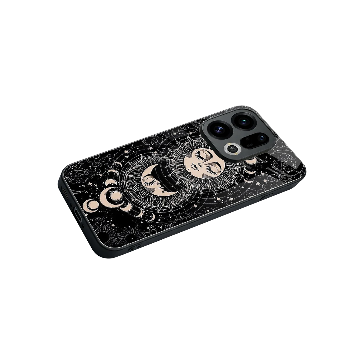 Solar Eclipse stylish phone case for oppo find x9 | glossy glass and slim fit