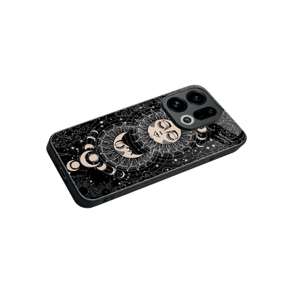 Solar Eclipse stylish phone case for oppo find x9 | glossy glass and slim fit