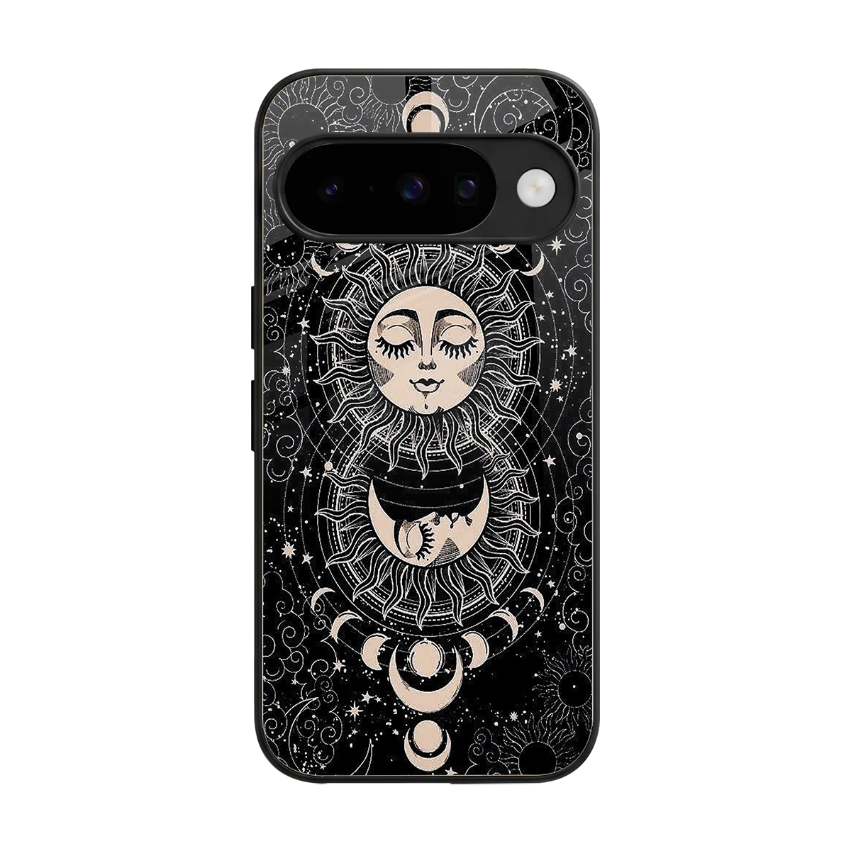 Solar Eclipse back phone cover | glass case for google pixel 10