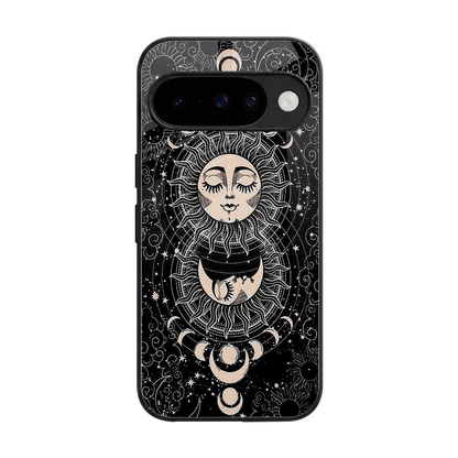 Solar Eclipse back phone cover | glass case for google pixel 10