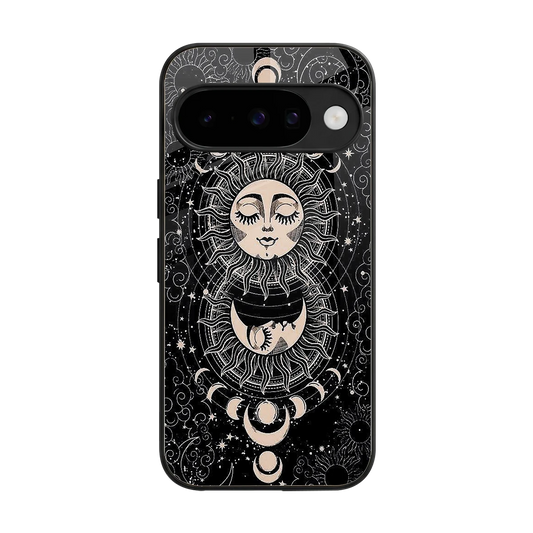Solar Eclipse back phone cover | glass case for google pixel 10
