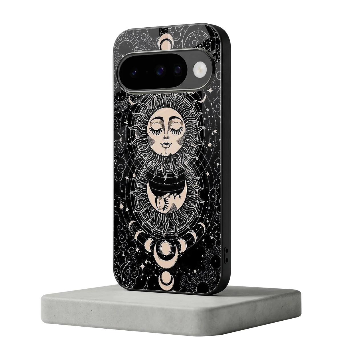 Solar Eclipse google pixel 10 mobile cover | shockproof glass phone case