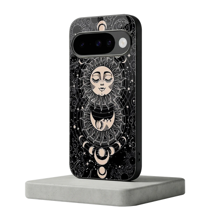 Solar Eclipse google pixel 10 mobile cover | shockproof glass phone case