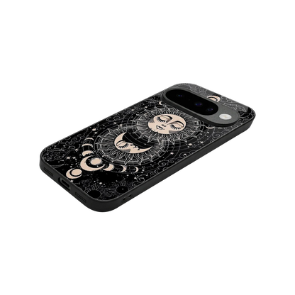 Solar Eclipse stylish phone case for google pixel 10 | glossy glass and slim fit