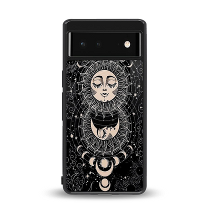 Solar Eclipse back phone cover | glass case for google pixel 6a