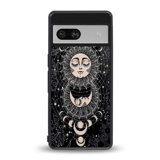 Solar Eclipse back phone cover | glass case for google pixel 7a