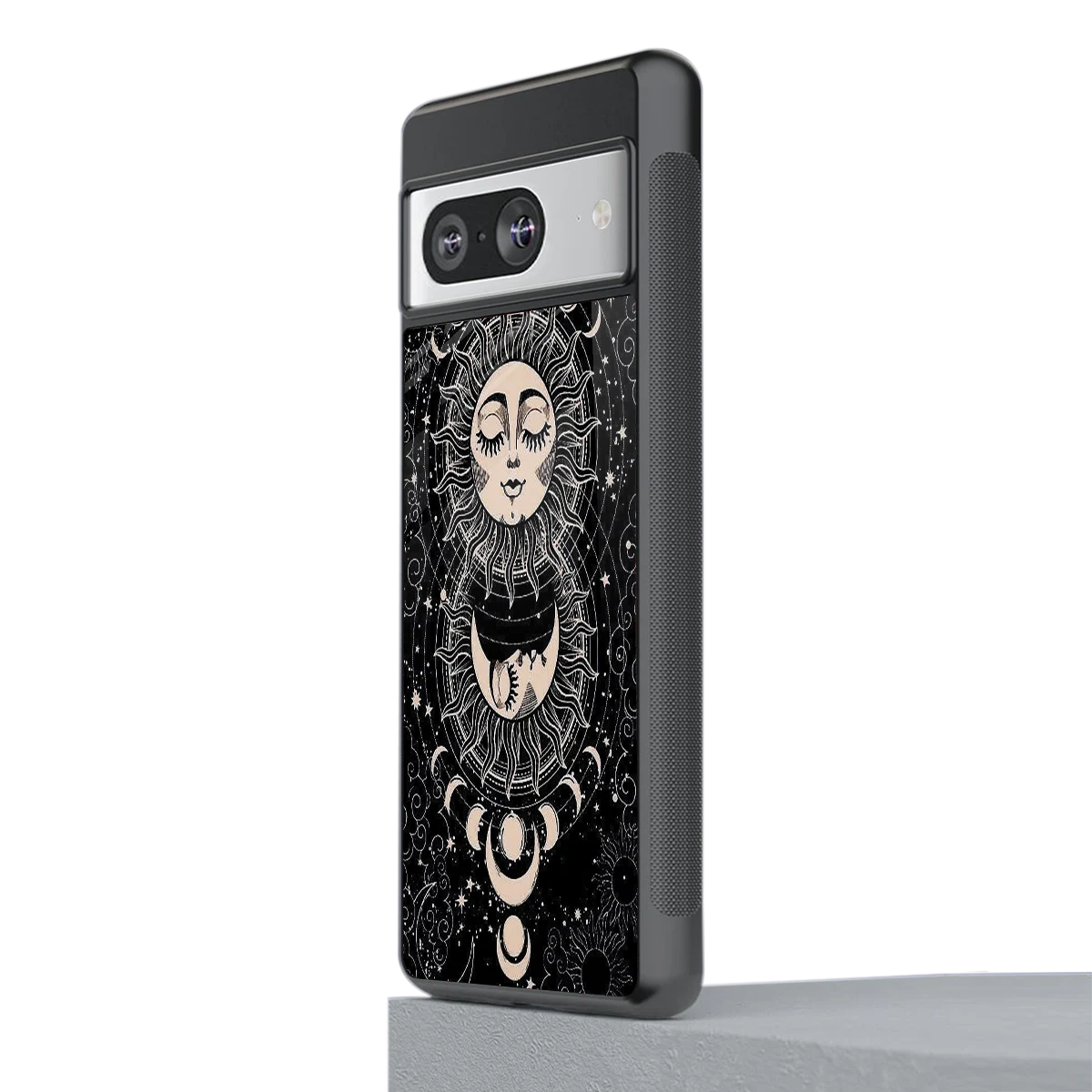 Solar Eclipse stylish phone case for google pixel 8 | glossy glass and slim fit