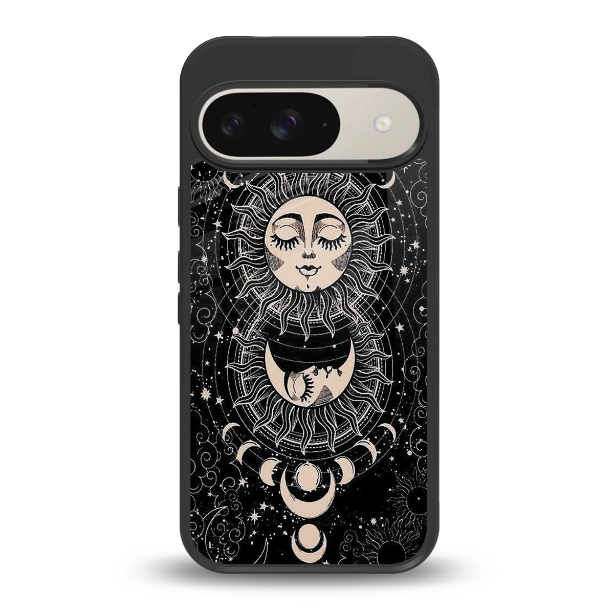 Solar Eclipse back phone cover | glass case for google pixel 9