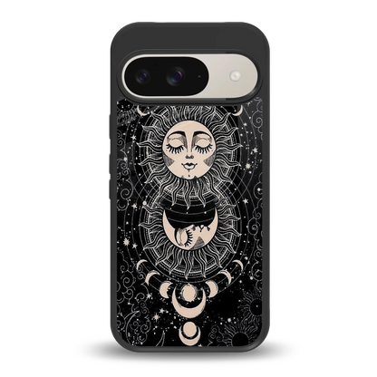 Solar Eclipse back phone cover | glass case for google pixel 9