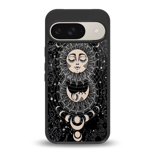 Solar Eclipse back phone cover | glass case for google pixel 9