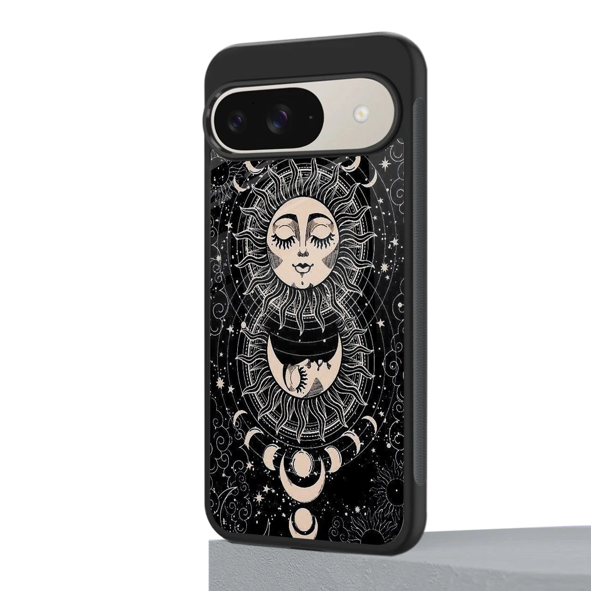 Solar Eclipse google pixel 9 mobile cover | shockproof glass phone case